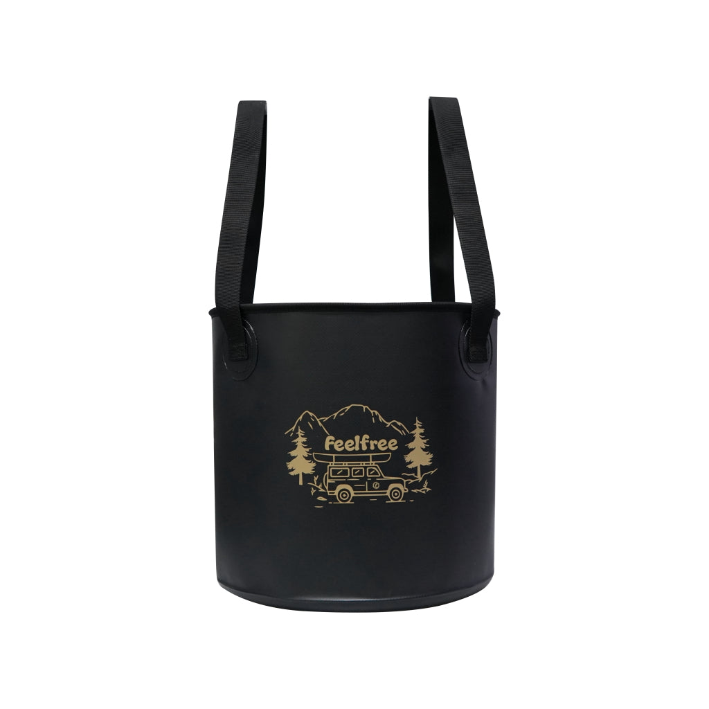 FEELFREE :อ่างล้างหน้าพับได้ รุ่น JUNGLE (สีดำ) 20 ลิตร