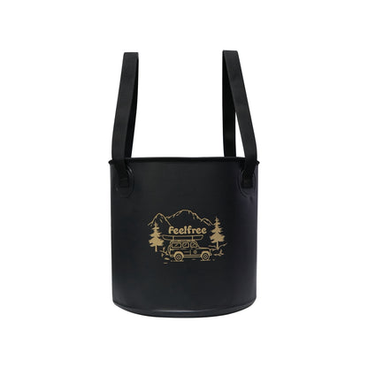 FEELFREE :อ่างล้างหน้าพับได้ รุ่น JUNGLE (สีดำ) 20 ลิตร